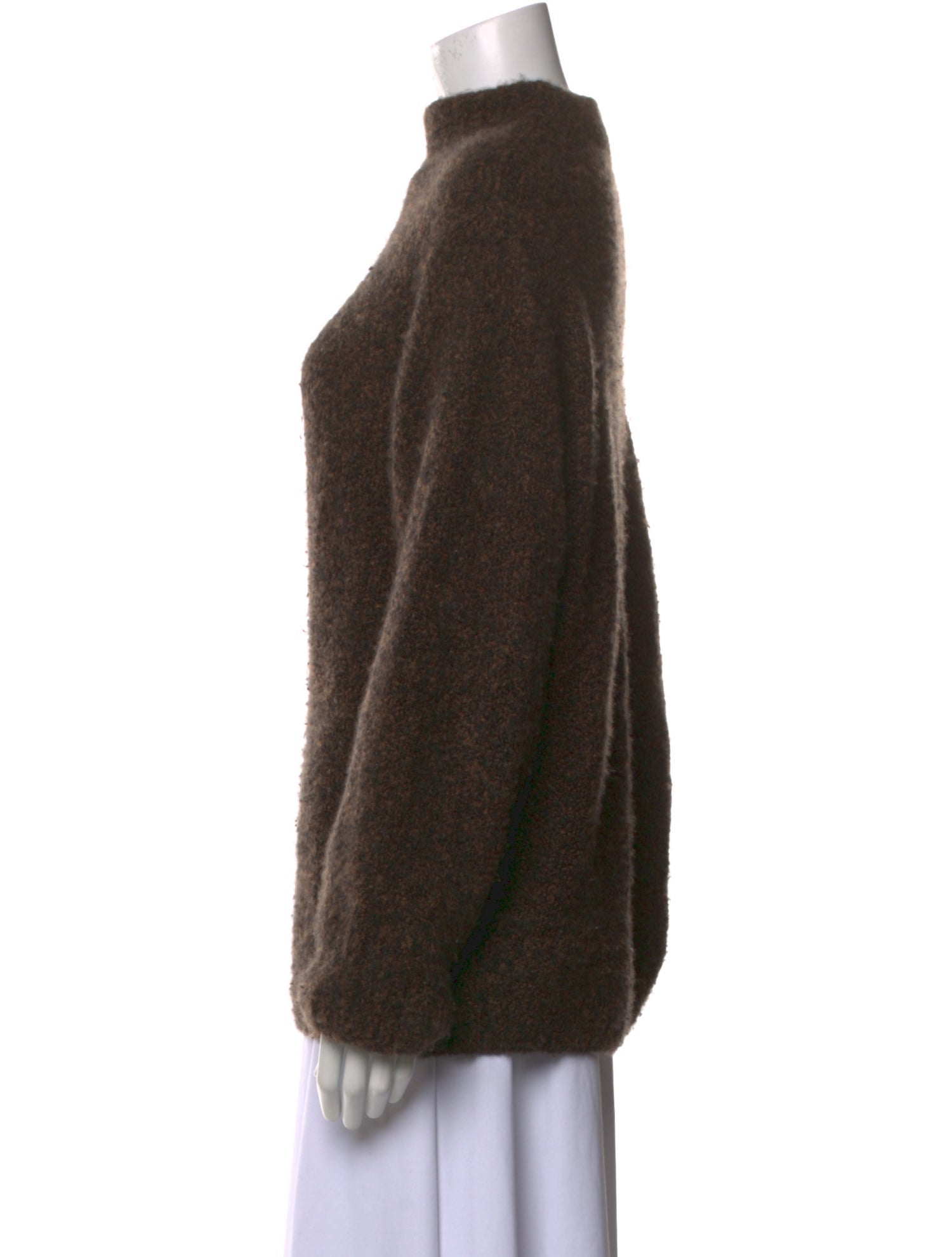 The Row Cashmere Mock Neck Sweater